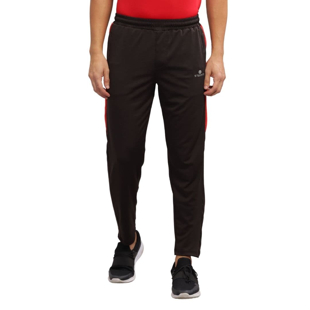 Men Track Pants Black Jet